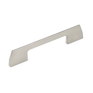 Richelieu Clason Contemporary Cabinet Pull - 96-mm - Brushed Nickel