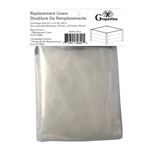 Grapevine Plastic Relacement Liner  for PL10005 - Square - 29.5-in x 29.5-in x 10.63-in - Clear