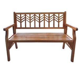 Patioflare PIKNIK Folding Bench - 22.25-in x 35.76-in - Natu