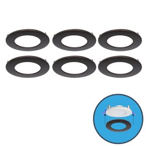 Nadair Ultra Slim Clip on Colour Trim - 6 Pack - Oil Rubbed Bronze