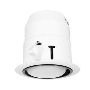 Luminaire encastré à DEL pour intérieur/extérieur de Nadair, 6 po, blanc