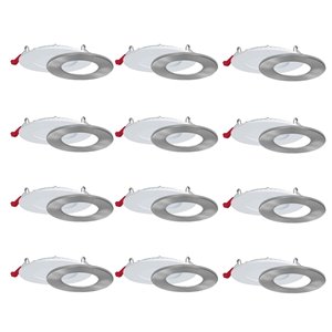 Nadair Swivel LED Slim Lights with 3 Colour Temperatures - 3-in - 12 Pack
