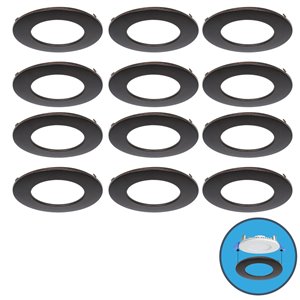 Nadair Ultra Slim Clip on Colour Trim - 12 Pack - Oil Rubbed Bronze