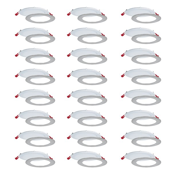 Nadair LED Recessed Slim Light with 3 Colour Temperatures - 24 Pack - 6-in