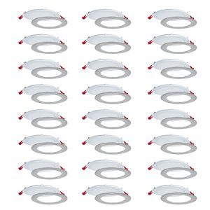 Nadair LED Recessed Slim Light with 3 Colour Temperatures - 24 Pack - 6-in