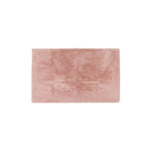 Lifestyle Faux Rabbit Blush Pink Indoor Machine-Made Area Rug - 3-in x 5-in