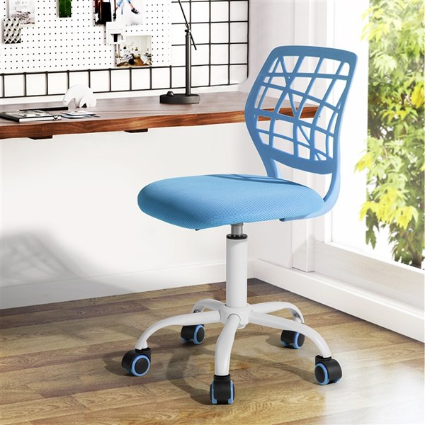 Homycasa Adjustable Office Chair Blue 0100100012139 RONA