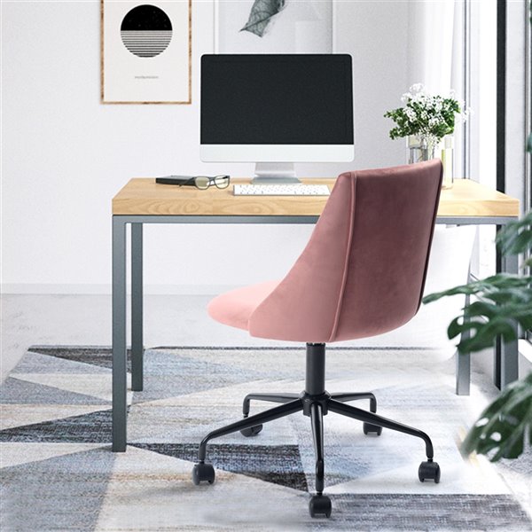 Chaise de bureau réglable en velours de FurnitureR