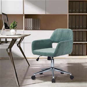 Homycasa Modern Adjustable Office Chair - Aqua