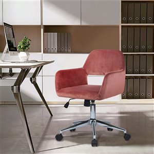 Homycasa Modern Adjustable Office Chair - Rose