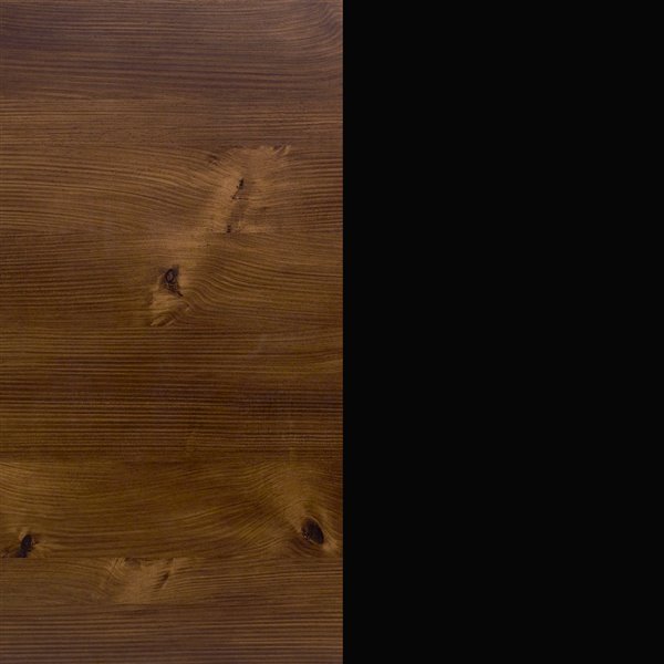 Nexera Venus TV Stand - 72-in - Black/Truffle