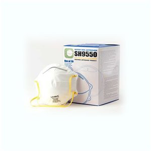 Uniair N95 Disposable Respirator Masks SH9550 - Pack of 12 Boxes of 20