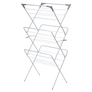 Greenway 3-Tier Collapsible Drying Rack - Silver - 53-in x 20-in