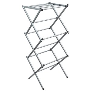 Greenway Expandable Accordion Drying Rack - Silver - 42-in x 18.5-in