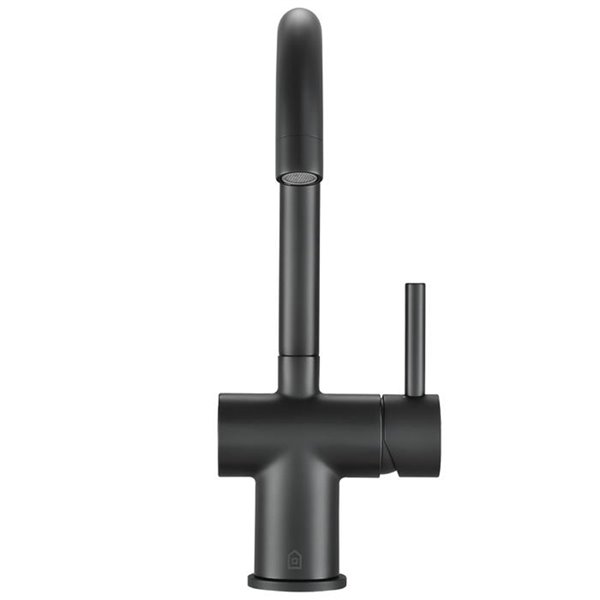 Ancona Aria Single Hole Bathroom Sink Faucet - 1-Handle - Matte Black