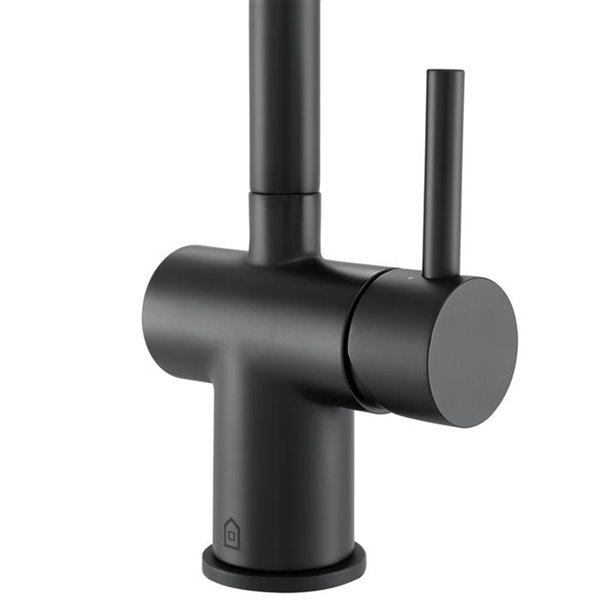 Ancona Aria Single Hole Bathroom Sink Faucet - 1-Handle - Matte Black