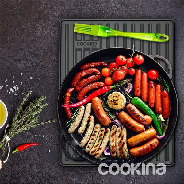 Tapis de cuisson réutilisable COOKINA Barbecue GARD, silicone, 35