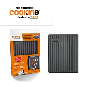 COOKINA Barbecue GARD Reusable Side Shelf BBQ Mat - Silicone - 35.5-cm x 28 cm