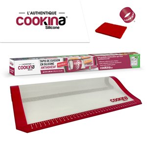 Tapis de cuisson réutilisable COOKINA en silicone, 42 cm x 28 cm