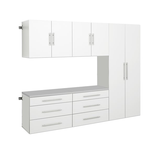 Armoire accrochable HangUps à 5 pièces de Prepac, 90 po, blanc