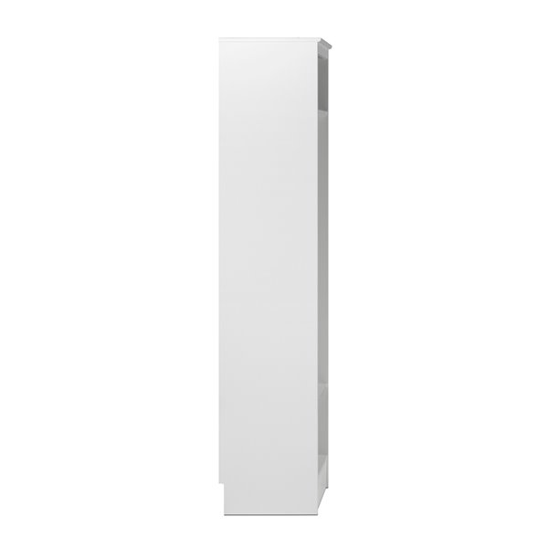 Meuble de rangement moderne étroit pour entrée de Prepac - Ensemble de 4 -  Blanc