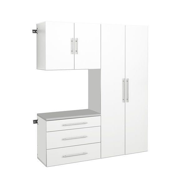 Armoire accrochable HangUps à 3 pièces de Prepac, 60 po, blanc