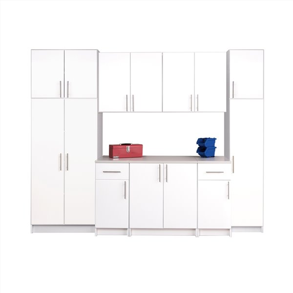 Prepac Storage Prepac Elite 9-Piece Storage Set - 112-in - White WRSX-1010-9M | RONA