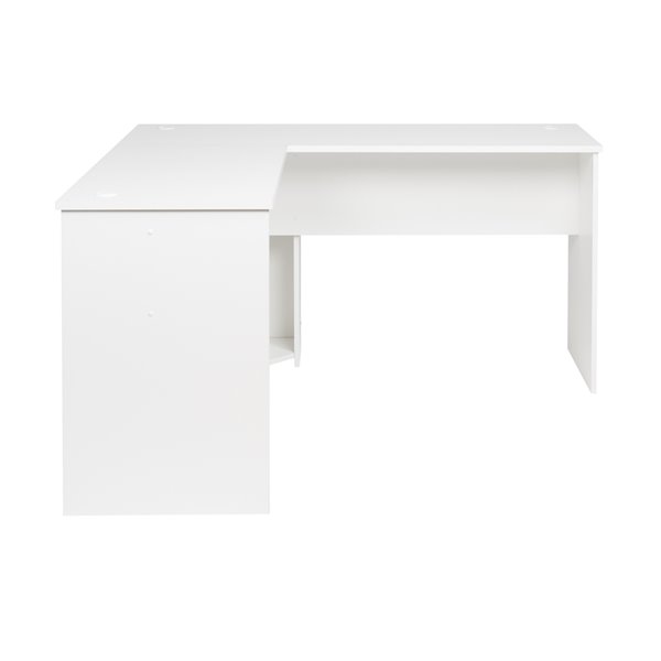Prepac L-shaped Office Desk - 56-in - White