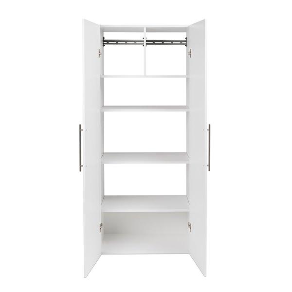 Armoire accrochable HangUps à 3 pièces de Prepac, 90 po, blanc