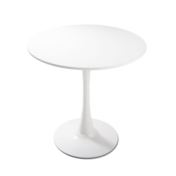 Soho Home Round Bistro Table White, Small Round White Bistro Table