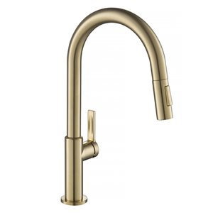 Kraus Oletto Single Handle Pull-Down Faucet - Antique Champagne Bronze