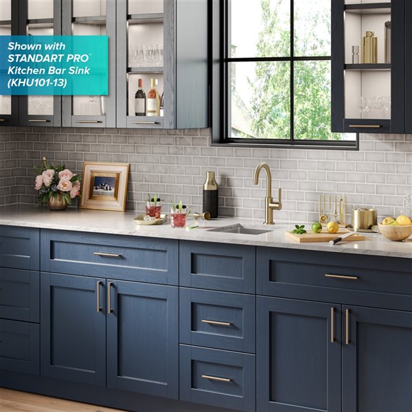 Kraus Oletto Single Handle Bar Faucet - Antique Champagne Bronze