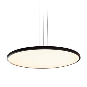 Lustre Salm de VONN Lighting à lumière DEL, 24 po, noir