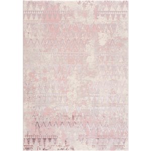 Segma Shiruki Aaliyah Rectangular Area Rug - Machine-Made - Pink - 5-in x 8-in