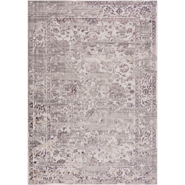 Segma Shiruki Aviva Rectangular Area Rug MachineMade Grey/Silver
