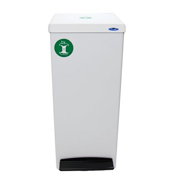 Frost 305 Commercial/Residential Organic Receptacle - 95.1-L - White Steel