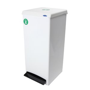 Frost 305 Commercial/Residential Organic Receptacle - 95.1-L - White Steel