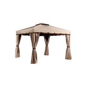 Sojag Roma Sun Shelter - 10 ft. x 12 ft. - Beige/Brown