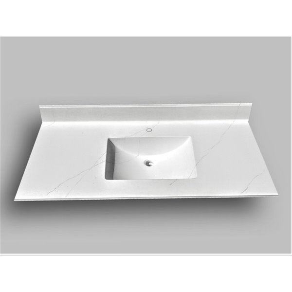 The Marble Factory Carrara, White Carrara Marble Bathroom Vanity Top