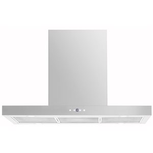 Hotte pour ilot de cuisine Idaho d'AVG, 900 PCM, 36 po, acier inoxydable