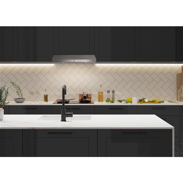 AVG Boston Under Cabinet Range Hood - 600 CFM - 30-in - Stainless Steel