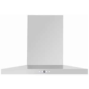 Hotte de cuisine murale Hawaii d'AVG, 860 PCM, 30 po, acier inoxydable