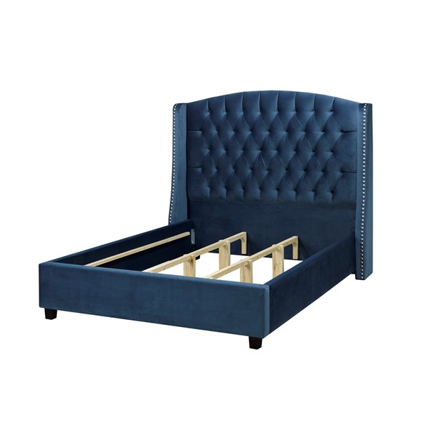 Teal deals platform bed