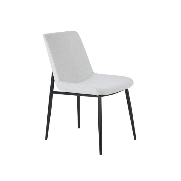 Plata Import Pablo Upholstered Fabric Chair - Set of 2 - White