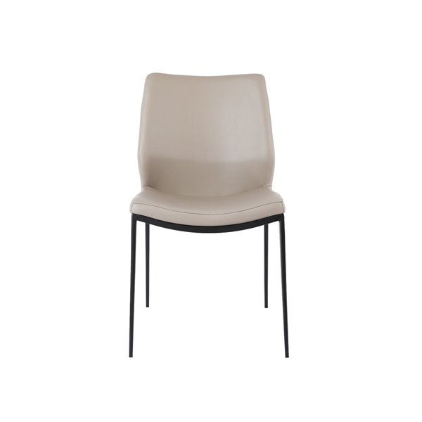 Plata Import Curve Modern Chair - Set de 2 - Taupe
