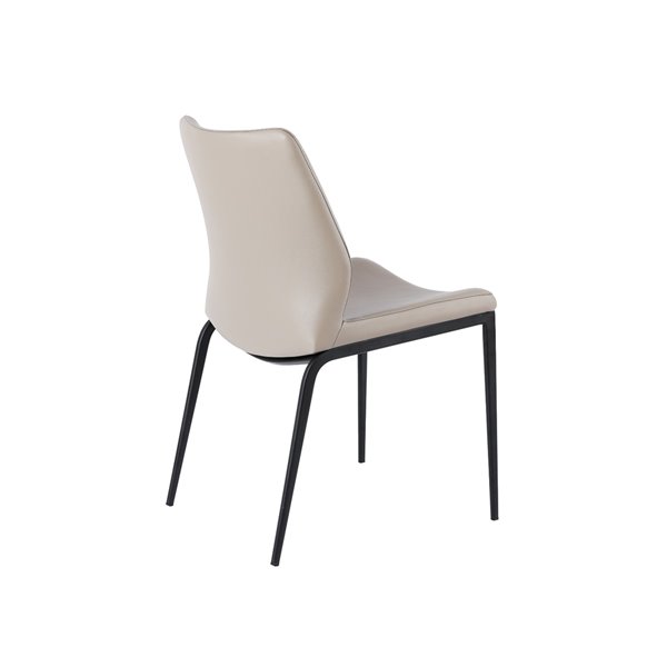 Plata Import Curve Modern Chair - Set de 2 - Taupe