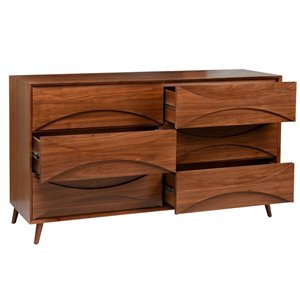 Plata Import Joe Modern Wood Dresser - 20-in x 36-in - Brown