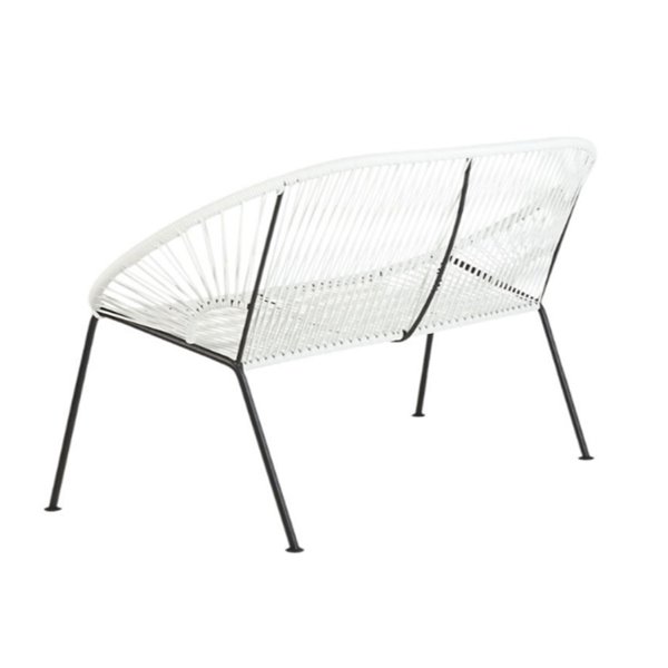Plata Import  Acapulco Loveseat - White