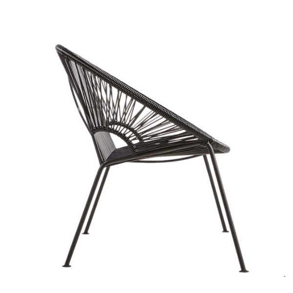 Plata Import Acapulco Loveseat - Black