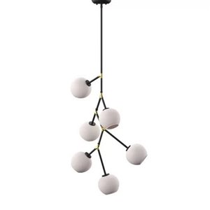 Plata Import Branch Chandelier - White/Black